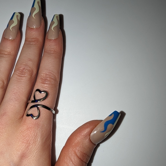 Heart open adjustable ring - Picture 6 of 13